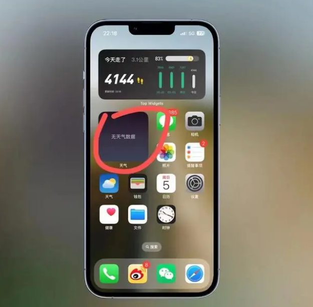 临川苹果手机维修分享:iOS16主屏幕天气小组件无法正常工作怎么办？ 