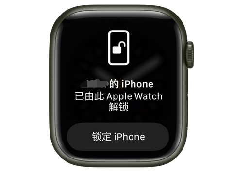 临川苹果手机维修分享用 AppleWatch 解锁配备面容 ID 的 iPhone方法 