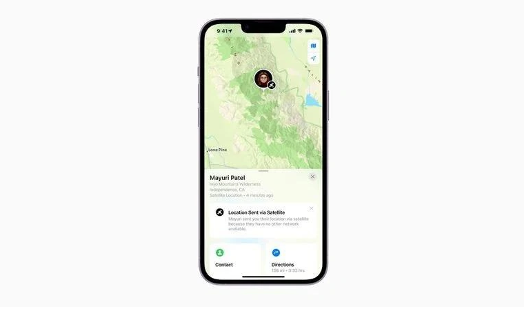 临川苹果14维修分享iPhone14系列中 FindMy功能通过卫星分享位置方法教程 